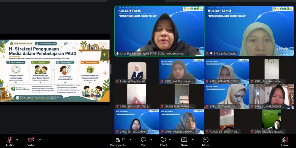 Menjawab Tantangan Pendidikan Modern, Kuliah Tamu PIAUD UNUGIRI Bahas Inovasi dalam Media PAUD