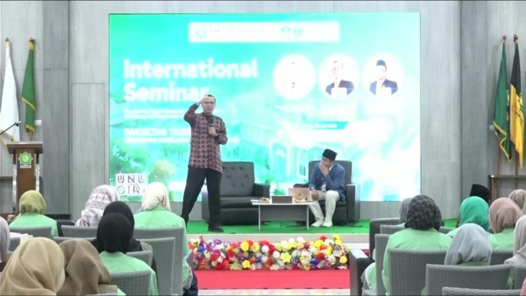 Mahasiswa PIAUD UNUGIRI Ikuti International Seminar, Perluas Wawasan Pendidikan Islam Berbasis Inovasi dan Teknologi