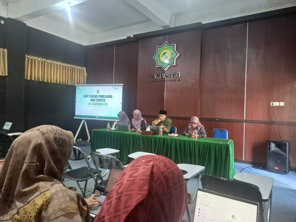 Prodi PIAUD UNUGIRI Hadiri Rapat Evaluasi Pembelajaran dan FGD Pengukuran CPL untuk Penguatan Mutu Akademik